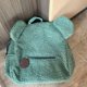 thumbnail image 1 of Mochila personalizada con patrón de oso para mujer y niña, morral de felpa para niño pequeño con nombre personalizado, mochila informal de hombro para día, 1 of 4