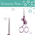 thumbnail image 3 of JubileeYarn Unicorn Embroidery Craft Stainless Steel Scissors - Purple - 10 Pairs, 3 of 6