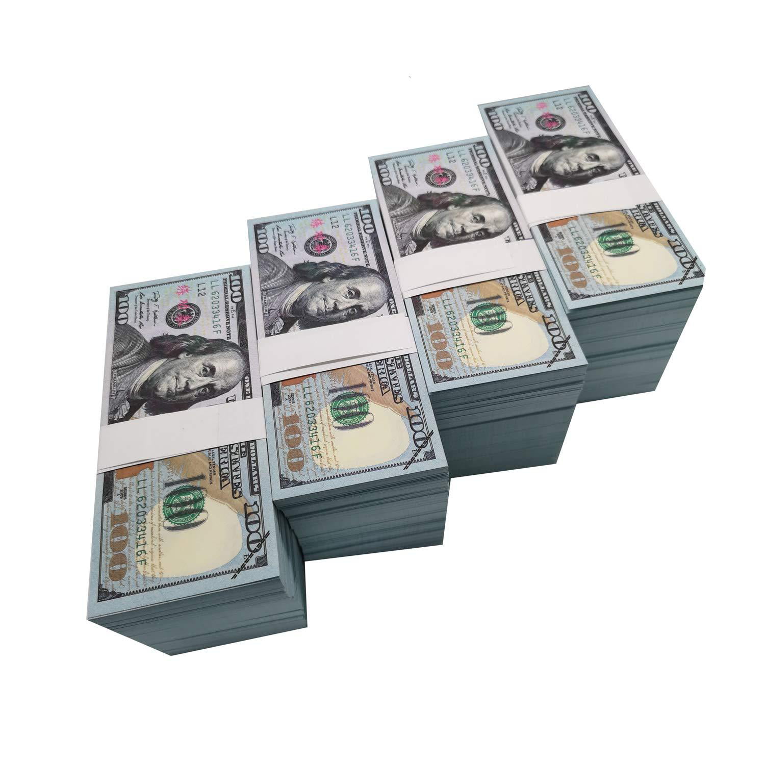 changping Serviceable Prop Money Play Money Full Print New Money Copy of 100 Dollar Bills Stack None American version 100
