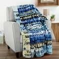 thumbnail image 4 of to My Wife Gifts Super Soft Flannel Blanket - Anniversary Romantic Birthday Gift Valentine''s Day Gift from Husband to Wife - Gifts for Her Soft Sofa Bed Throw Blanket (60inchx50inch), 4 of 5