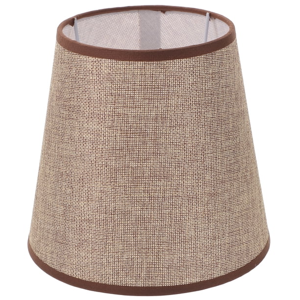 Elegante cubierta de tela para pantalla de lámpara de mesa E27, perfecta para la decoración del hogar y la oficina.