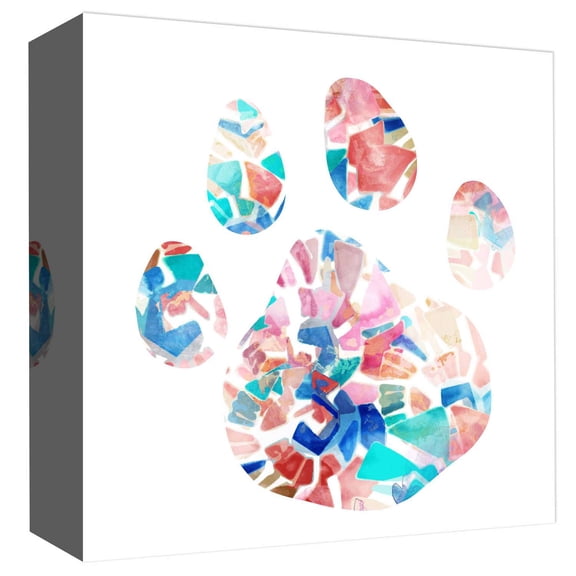 PTM Images,Color Paw, 20x20, Decorative Canvas Wall Art