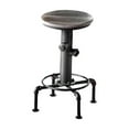 thumbnail image 2 of Furniture of America Zina Metal Counter Height Stool in Antique Black (Set of 2), 2 of 5