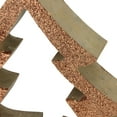thumbnail image 3 of Northlight 7" Glittered Cutout Tree Christmas Ornament - Copper Brown, 3 of 3