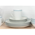 thumbnail image 4 of 10 Strawberry Street Simply Coupe 16-Piece Ceramic Dinnerware Set, Sky Blue, 4 of 9