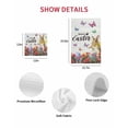 thumbnail image 7 of Spring Easter Bunny Kitchen Dish Towels for Drying Dishes Set of 4, Grey Wooden Red Floral Easter Eggs Waffle Weave Microfiber Hand Tea Bathroom Towels Quick Dry & Absorbent Towel 15.7x23.6, 7 of 7