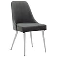 thumbnail image 3 of Cabianca Upholstered Dining Side Chair Grey (Set of 2), 3 of 11