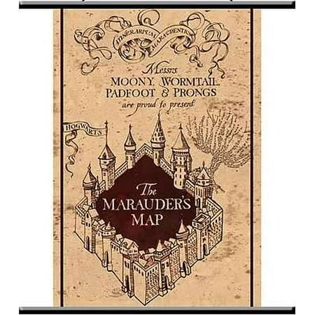 - NECA Harry Potter Marauder's Map Wall Scroll