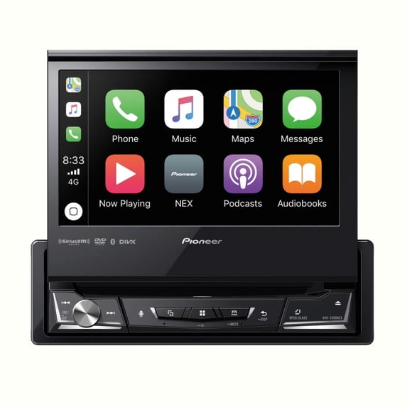 Restored Pioneer AVH-3500NEX 1-Din 7-inch Flip Out AV Receiver with Carplay and Android Auto (Refurbished)