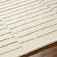 thumbnail image 4 of Hauteloom Gawel Wool Living Room, Bedroom Area Rug - Contemporary - Bone, Dark Brown, Light Brown - 9' x 12', 4 of 7