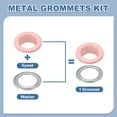 thumbnail image 3 of Uxcell 110 Pcs Ojetes con Arandelas 5/16" Kit de Grommets Rosa, 3 of 7