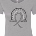 thumbnail image 4 of Inktastic Parkinson's Awareness Ribbon Rainbow Women's T-Shirt, 4 of 5