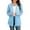 A-Light Blue, variant on Tqcoqu Womens Long Sleeve Lightweight Sheer Cardigans,Kimonos Casual Loose Open Front Beach Cover Ups,Black Women's S-XXXL