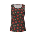 thumbnail image 4 of Fotbe Tomatoes1 Womens Loose Fit Casual Flowy Slim-Fit Tank Tops Athletic Round Neck Trendy Sleeveless Summer Tops for Gym and Yoga-, 4 of 9