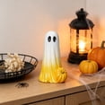 thumbnail image 4 of Miwamany Gradient Color Resin Ghost Figurine, Cute Spooky Halloween Tabletop Statue, Waterproof Durable Mini Ornament for Mantel Shelf Desk Party Fall Festival Home Layout, 4 of 6