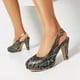 thumbnail image 4 of Zapatos de tacón alto de piel para mujer ForeMode Fashion, 4 of 7