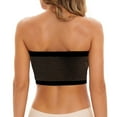 thumbnail image 2 of Womens Compression Gentle Lift Bandeau Bras Strapless Bras for Women Plus Size Black XXL, 2 of 3