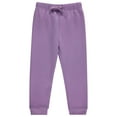 thumbnail image 2 of BTween Girls Fleece Joggers, 3 Pack Soft CVC Pants for Kids - Orchd, Size 6, 2 of 4