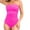 Hot Pink, variant on Bandeau Swimsuits For Women Two Piece Bathing Suits Ruched Tankini Sets Strapless Swimwear Bathing Tummy Concealing Swimsuit Underwire Swim Top Swimsuit with Underwire Bra Women Swim Shirt And Shorts