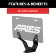 thumbnail image 5 of ARIES 35-0000 3-Inch Bull Bar License Plate Bracket, 5 of 5