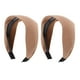 thumbnail image 5 of BRIGHTFUFU Diadema ancha decorativa para mujer, diadema de moda, diadema antideslizante, accesorios para el cabello, 2 uds., 5 of 7