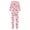 Pink, variant on Adaptive Clothing for Women Dementia Elderly and Special Needs Anti-Strip Jumpsuit with Back-Zipper Leopard XXL
