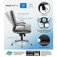thumbnail image 5 of Boss Office Products CaressoftPlus High Back Office Executive Chair with Casters, Black, 5 of 10