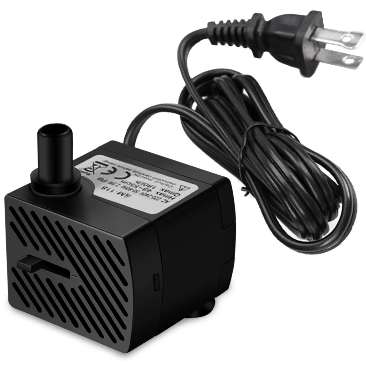 DOMICA 3W 50GPH Mini Submersible Water Pump, Small Fountain Pump for