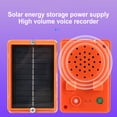 thumbnail image 4 of Disuasivo de Pájaros Solares, Sonido de Sonido Solar, Repelente de Pájaros, Prueba de Lluvia Incorporada Altavoz 360 Roto ABS para Granja, 4 of 7