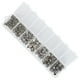 thumbnail image 1 of 260 piezas de cuentas espaciadoras cuentas espaciadoras de metal y plata cuentas de joyería espaciadores de metal para hacer joyas pulseras collares accesorios de joyería ANGGREK Otros, 1 of 8