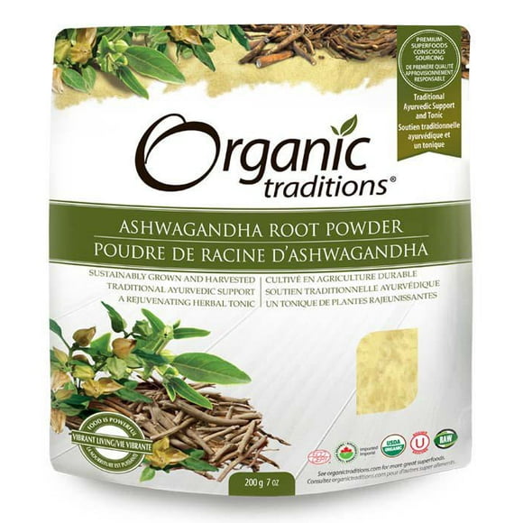 Organic Traditions Ashwagandha Powder, 200 g