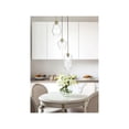 thumbnail image 2 of Living District Gene 17.5 Inch Pendant Clear Shade in Satin Gold, 2 of 10