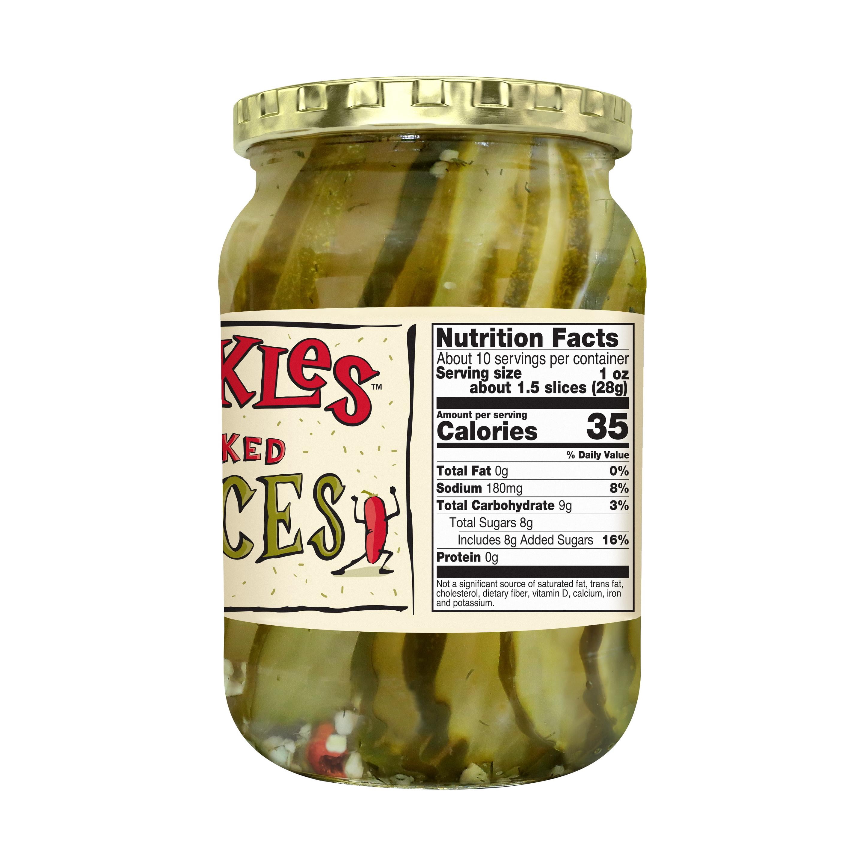 Wickles Wicked Pickle Slices, 16 fl oz Jar