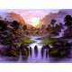 thumbnail image 1 of Pintura de diamante (DE1418) 5D DIY Cascada Paisaje Cuadrado Arte de la pared Regalos 50x70cm FLhrweasw Nuevo, 1 of 1