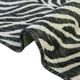 thumbnail image 6 of Unique Loom Outdoor Safari Collection Area Rug - Tsavo (2' 7" x 10' Runner White/Black), 6 of 12