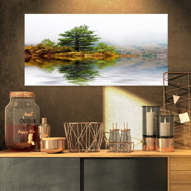 Pin avec Réflexion - Impression sur Toile Photographie de Paysage