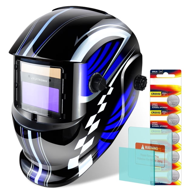Casco de soldadura TRQWH TRQ-HD01 con oscurecimiento automático True Color