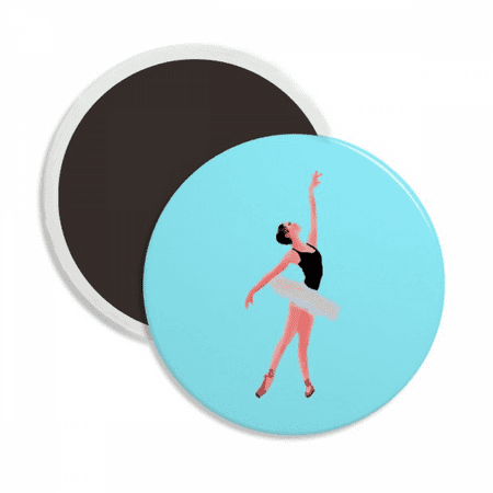 

Ballet Action Talent Display Performance Round Ceracs Fridge Magnet Keepsake Decoration