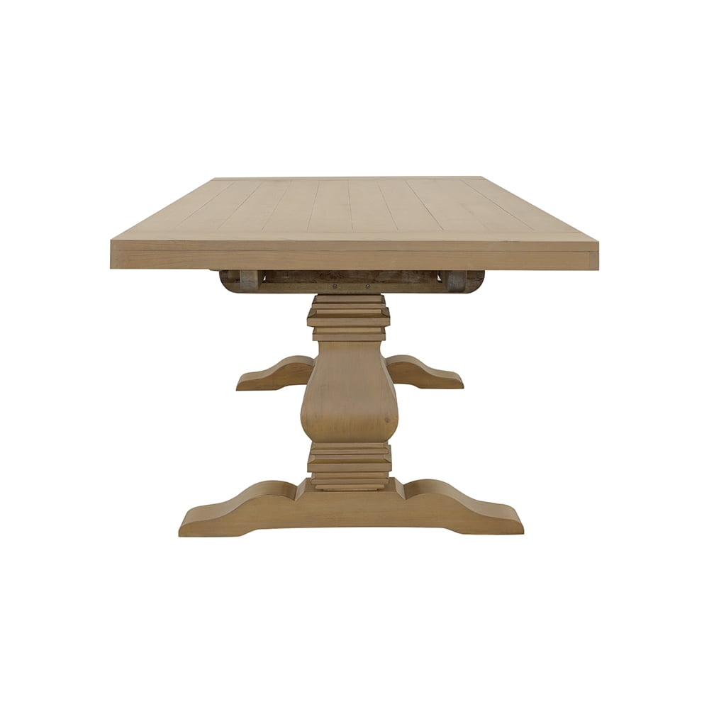 Florence 126-inch Extension Dining Table Rustic Honey