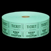 Raffle Tickets - Double Roll Green