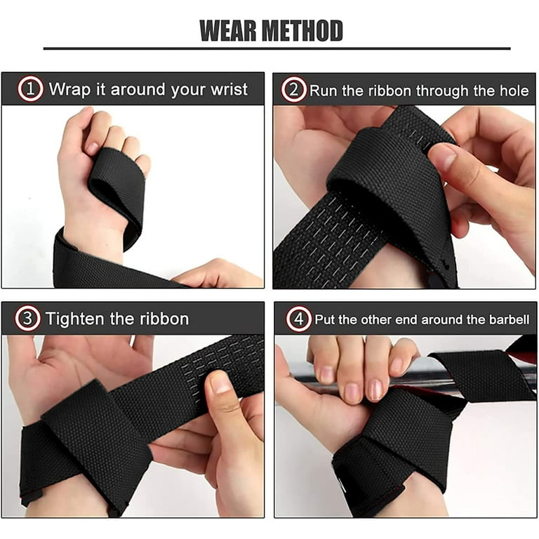 Silicone Grip Lifting Straps