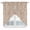 Brown, variant on Sage Green Flowers Kitchen Window Curtains, Swag Curtains Valance for Bedroom Living Room Bathroom, Rustic Pastoral Botanical Floral Leaf Rod Pocket Window Curtain Block Drapes 2 Panels 28"x36"