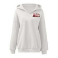 thumbnail image 4 of Women's Sweatshirts Hoodies Long Sleeve Hoodie Hoodies for Women Pullover Cute Hoodies White Clothes Winter Tops for Women Street Style, 4 of 5