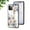 white flower bush, variant on Allytech Tempered Glass Case Compatible with iPhone13 Pro for Girls Women,Fashion Flower Pattern Design Shockproof Case with Ring Holder for Apple iPhone 13 Pro 6.1 inch 'Chinese rose)(