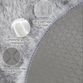 thumbnail image 5 of Soft Rugs for Living Room,4*4 ft Gray Round Fluffy Shag Area Rugs,Shaggy Plush Nursery Carpet,Non Slip Circular Carpet for Bedroom and Teens Living Room,Home Decor, 5 of 8