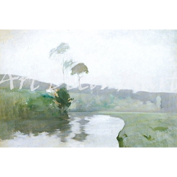 Springtime-Twachtman - CANVAS OR FINE PRINT WALL ART