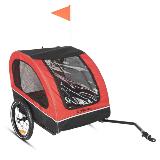 Remolque Bicicleta Para Mascota Correa de Seguridad Plegable