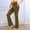 Brown, variant on LSLJS Flared Yoga Pants High Waisted Leggings Soft Casual Solid Workout Pants with Pockets, S-2XL