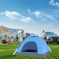 thumbnail image 1 of Dvkptbk Outdoor Tent Instant Automatic Expansion up Lightweight Camping Tent Outdoor Easy Set up Automatic Family Travel Tent Portable Backpacking Ultralight Windproof Camping & Hiking, 1 of 6