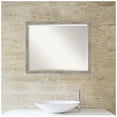 thumbnail image 3 of Amanti Art Salon Scoop Silver Beveled Wood Bathroom Wall Mirror, 3 of 10